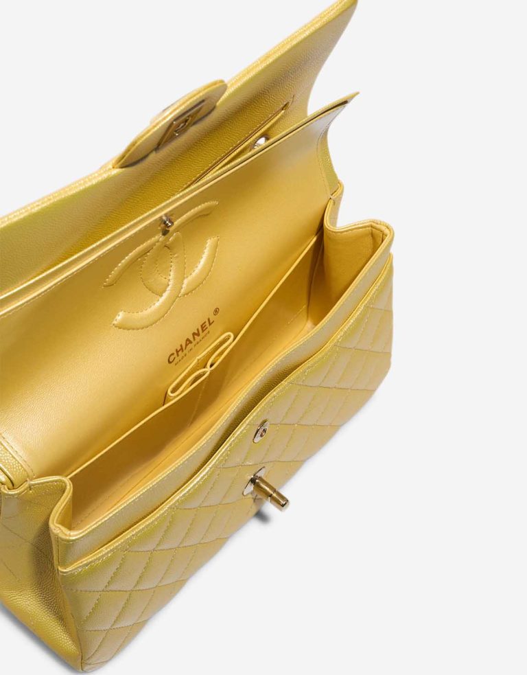 Chanel Timeless Medium Caviar Yellow Inside | Sell your designer bag