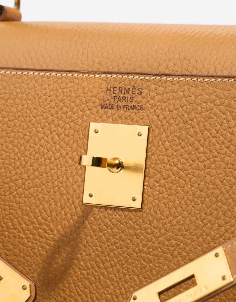Hermès Kelly 35 Vache Naturel Naturel Logo | Sell your designer bag