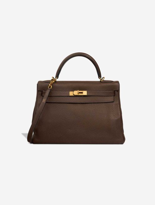 Hermès Kelly 32 Ardennes Cacao Front | Sell your designer bag