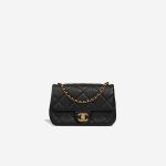 Chanel Timeless Mini Rectangular Lamb Black Front | Sell your designer bag