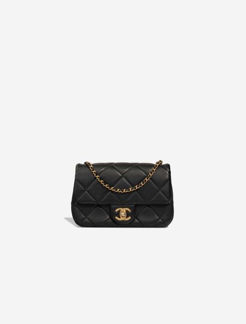 Chanel Timeless Mini Rectangular Lamb Black Front | Sell your designer bag