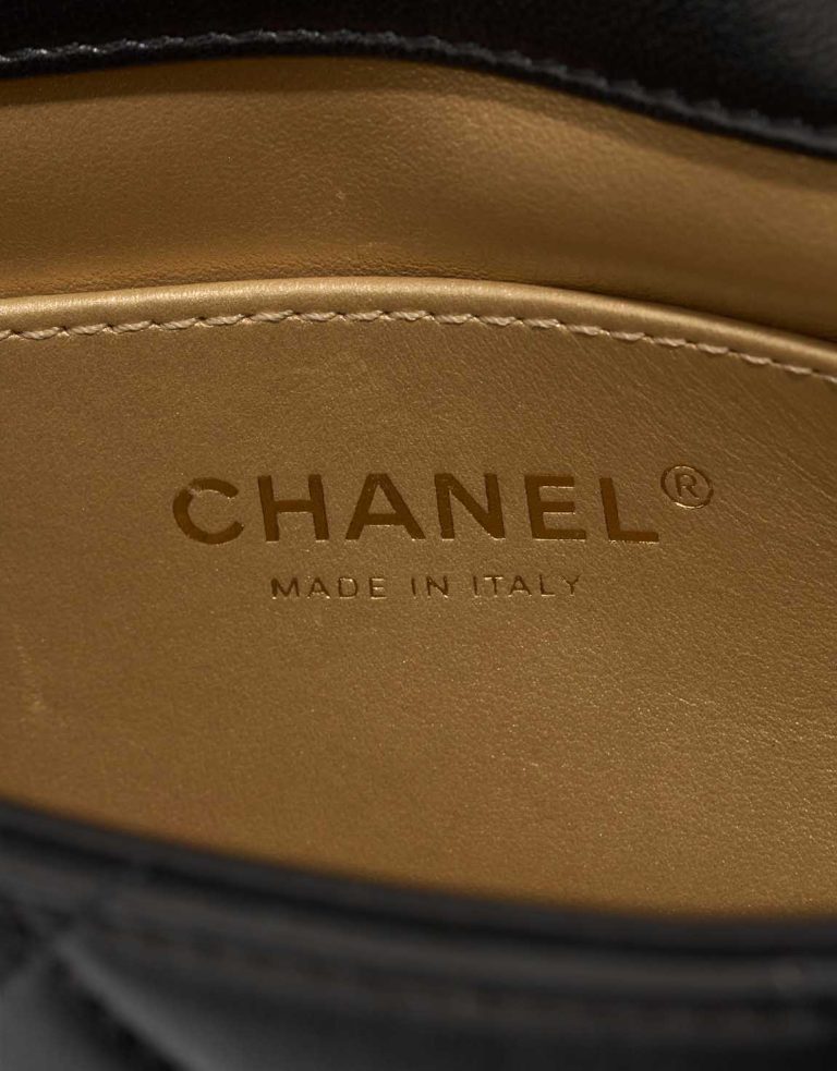Chanel Timeless Mini Rectangular Lamb Black Logo | Sell your designer bag