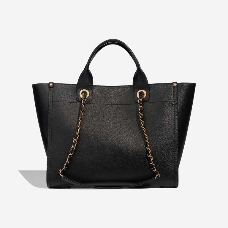 Pre-owned Chanel bag Deauville Small Caviar Black Black | Sell your designer bag on Saclab.com