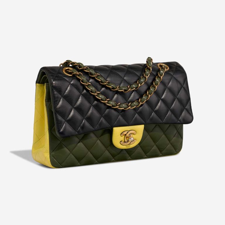 Chanel Timeless Medium Lamb Black / Green / Yellow | Sell your designer bag