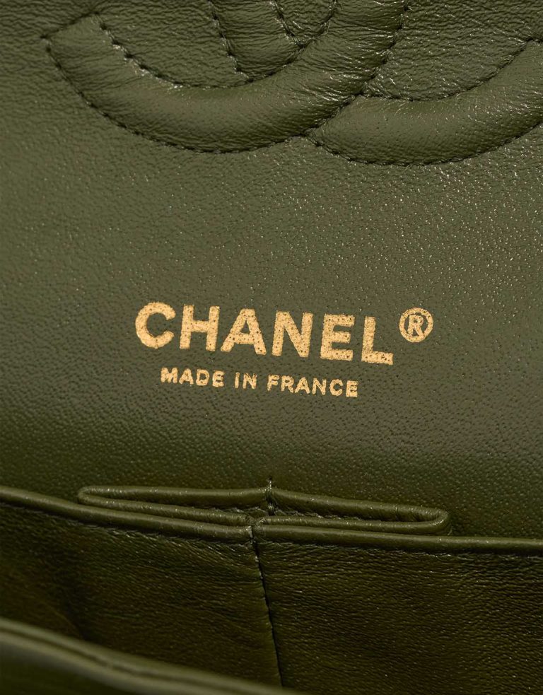 Chanel Timeless Medium Lamb Black / Green / Yellow Logo | Sell your designer bag