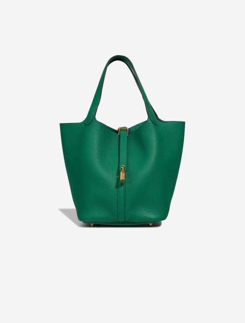 Hermès Picotin 22 Clémence Vert Vertigo Front | Sell your designer bag