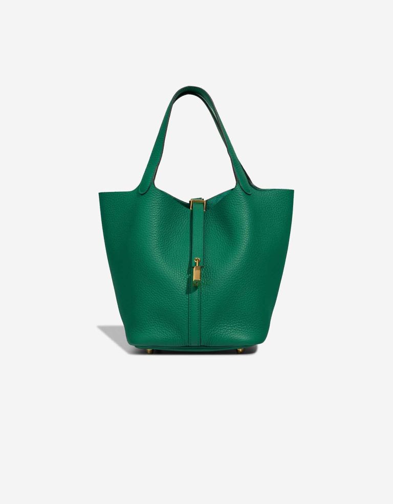 Hermès Picotin 22 Clémence Vert Vertigo Front | Sell your designer bag