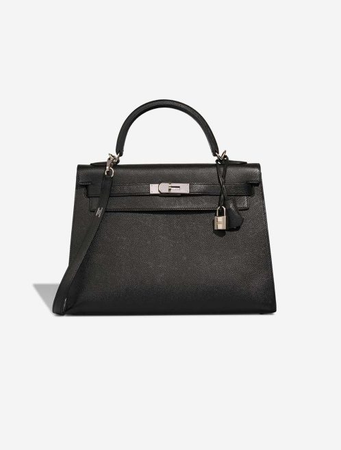 Hermès Kelly 32 Epsom Black Front | Sell your designer bag
