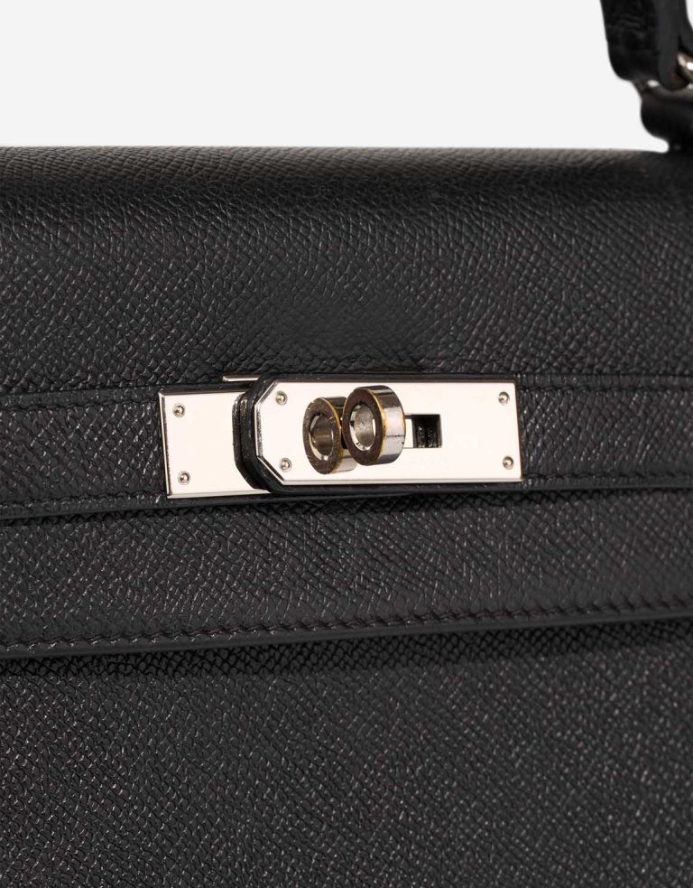 Hermès Kelly 32 Epsom Black Closing System | Sell your designer bag