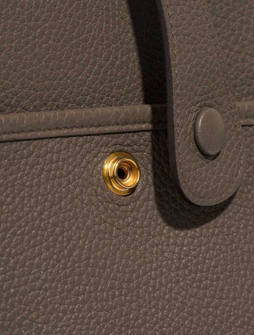 Hermès Evelyne 33 Taurillon Clémence Gris Étain Closing System | Sell your designer bag