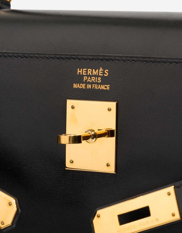 Hermès Kelly 35 Box Black Logo | Sell your designer bag