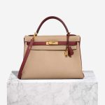 Hermès Kelly 32 Togo Trench / Rouge H Front | Sell your designer bag