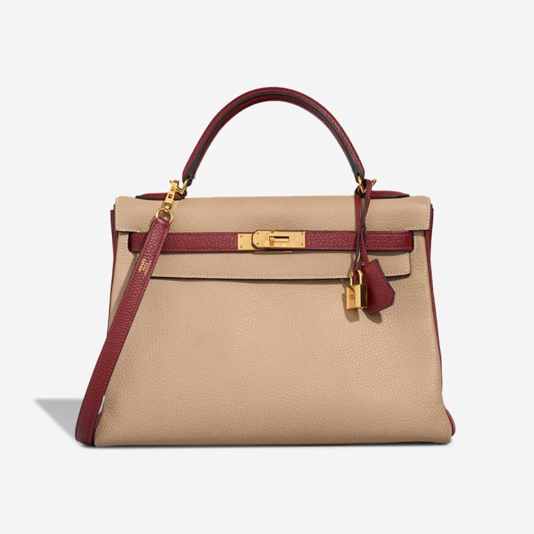 Hermès Kelly 32 Togo Trench / Rouge H Front | Sell your designer bag