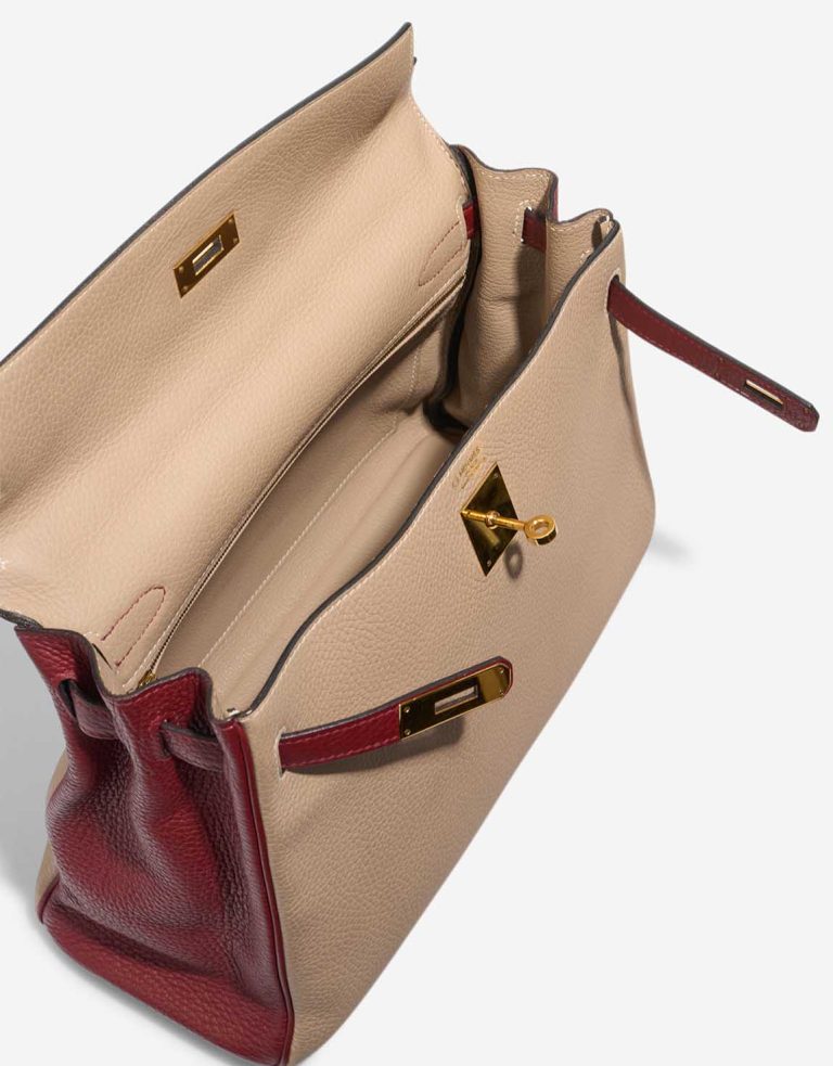 Hermès Kelly 32 Togo Trench / Rouge H Inside | Sell your designer bag