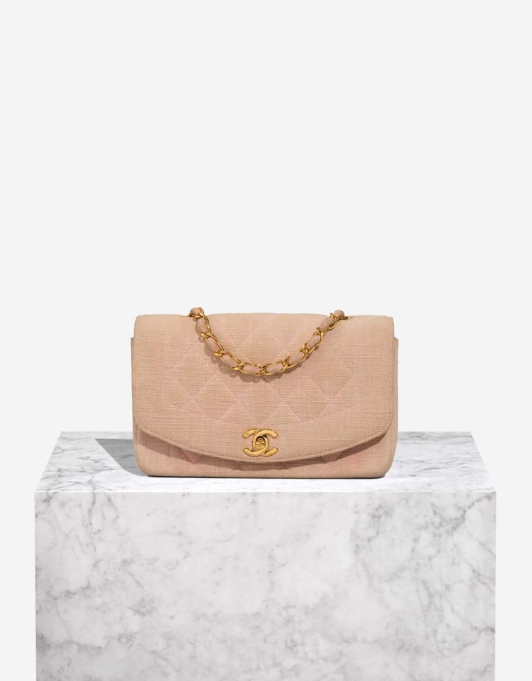 Chanel Diana Small Canvas Rose Front | Sell your designer bag