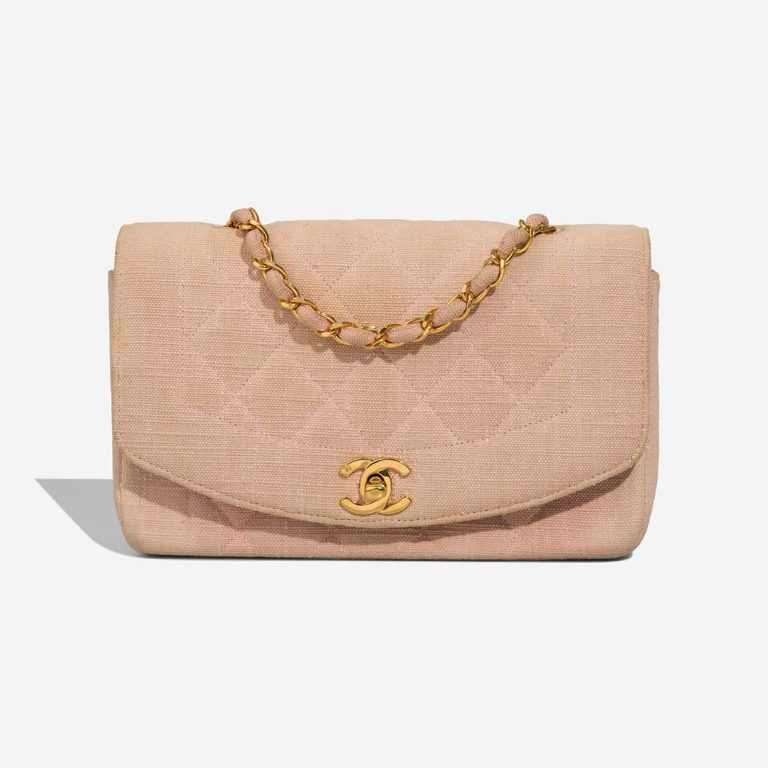Chanel Diana Small Canvas Rose Front | Sell your designer bag