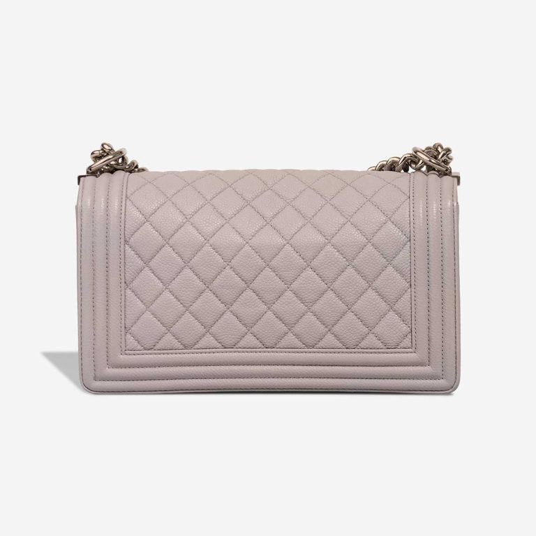 Chanel Boy Old Medium Caviar Light Grey | Sell your designer bag