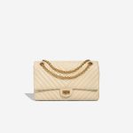 Chanel 2.55 Reissue 226 Crinkled Calf Off White Front | Sell your designer bag