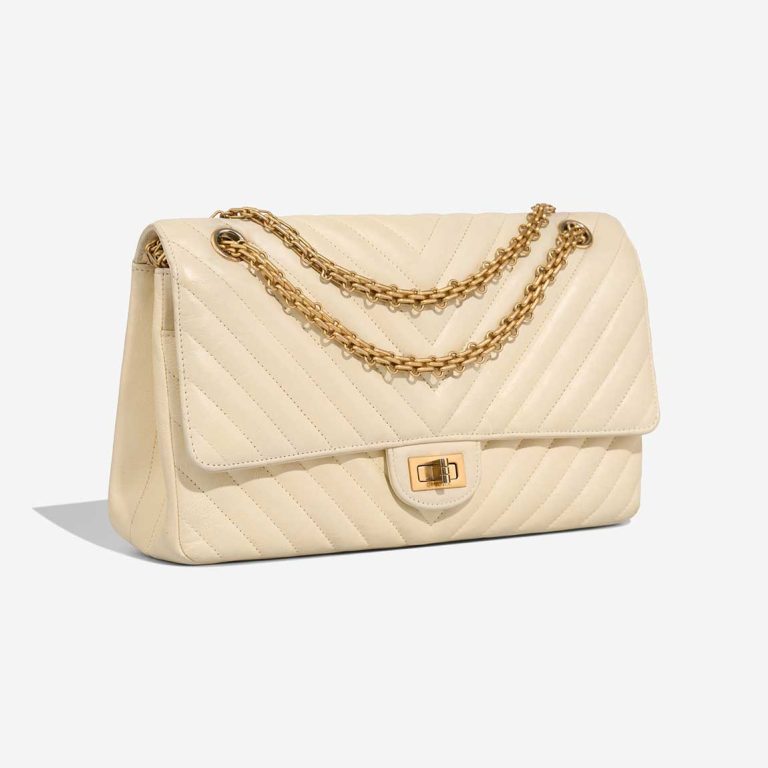 Chanel 2.55 Reissue 226 Crinkled Calf Off White | Sell your designer bag