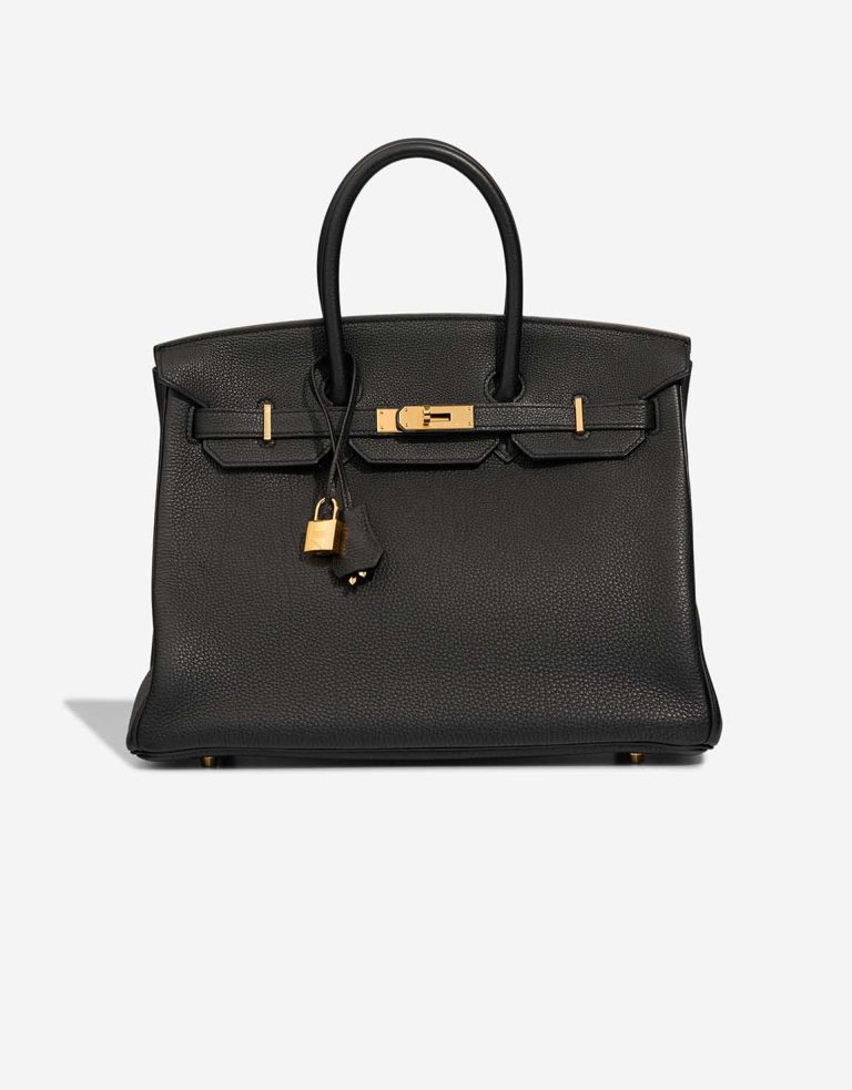 Hermès Birkin 35 Togo Black Front | Sell your designer bag