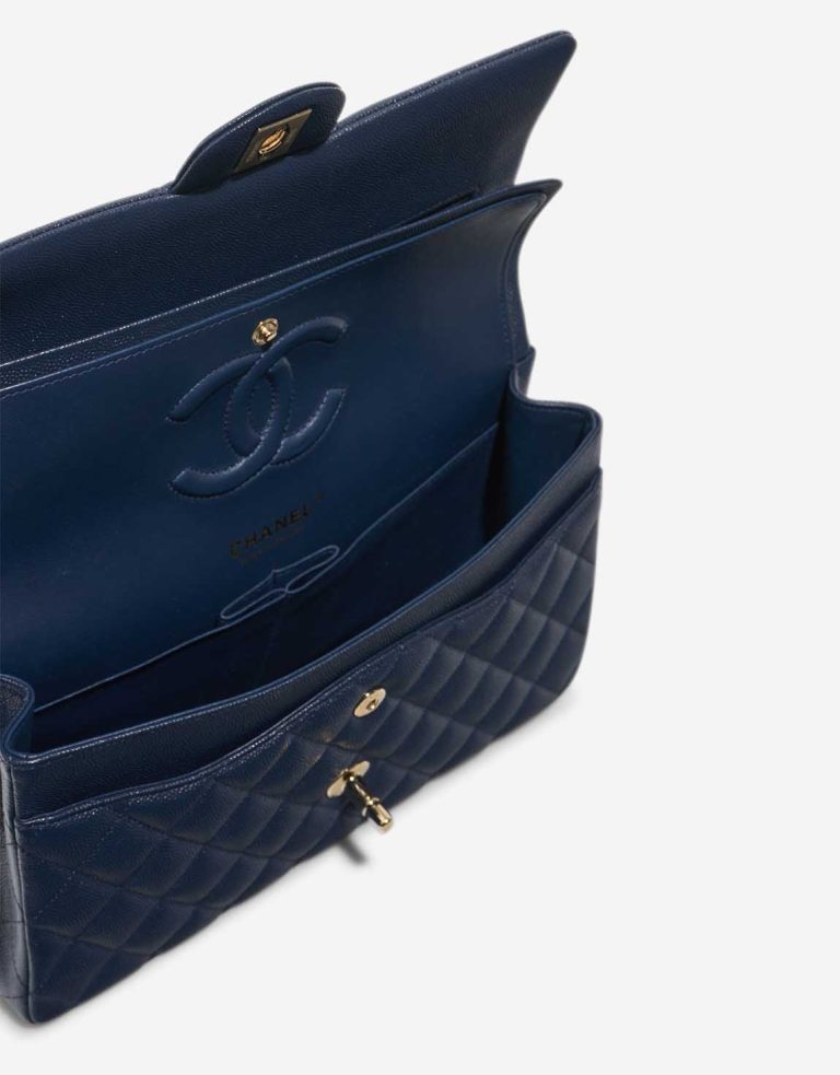 Chanel Timeless Medium Caviar Blue Inside | Sell your designer bag