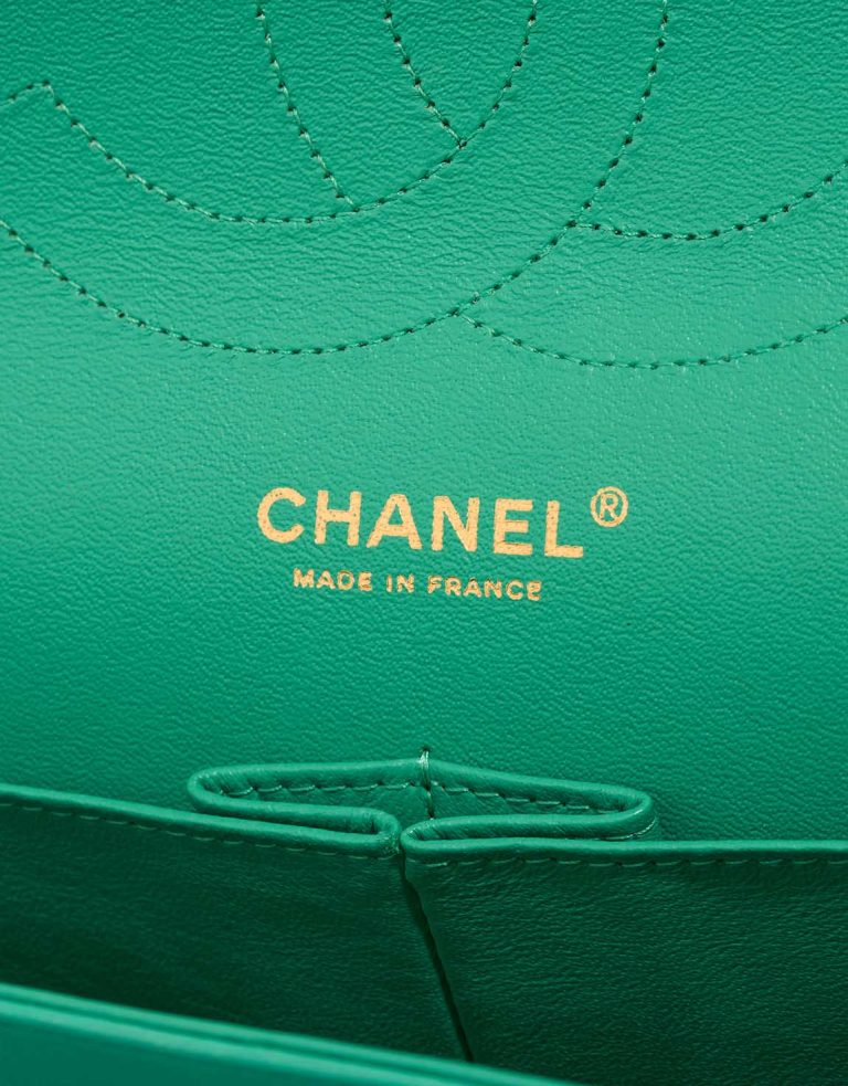 Chanel Timeless Jumbo Lamb Mint Logo | Sell your designer bag