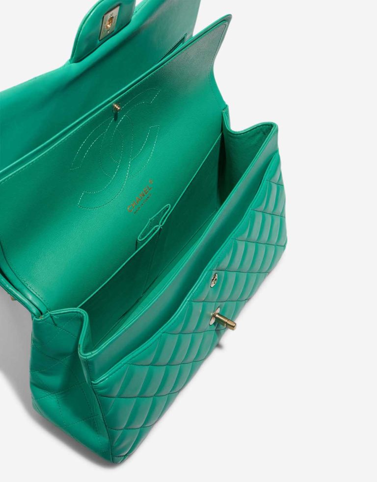 Chanel Timeless Jumbo Lamb Mint Inside | Sell your designer bag