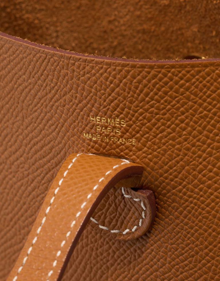 Hermès Evelyne 16 Sellier Epsom Gold  Logo | Sell your designer bag