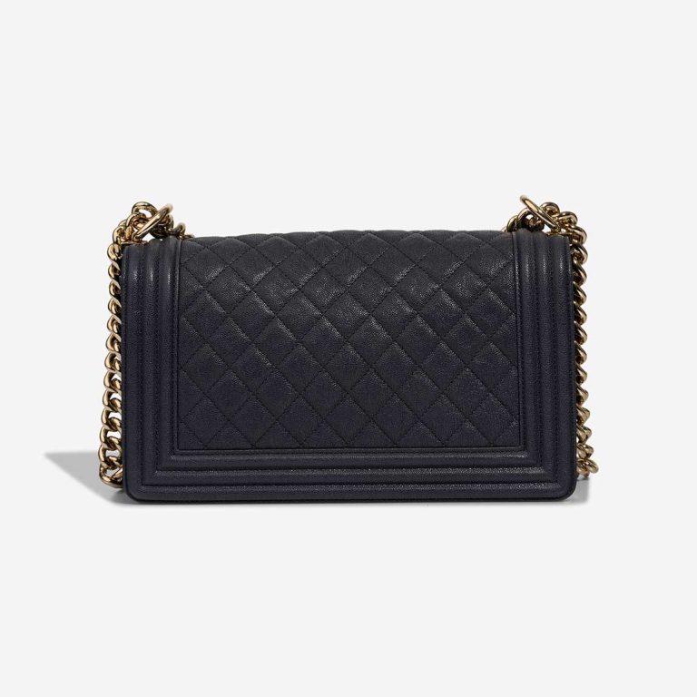 Chanel Boy Old Medium Caviar Dark Blue | Sell your designer bag