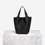 Hermès Picotin 18 Taurillon Clémence Black Front | Sell your designer bag