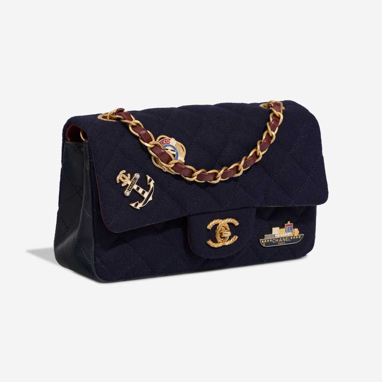 Chanel Timeless Mini Rectangular Jersey / Lamb Blue | Sell your designer bag