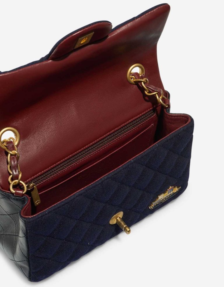 Chanel Timeless Mini Rectangular Jersey / Lamb Blue Inside | Sell your designer bag