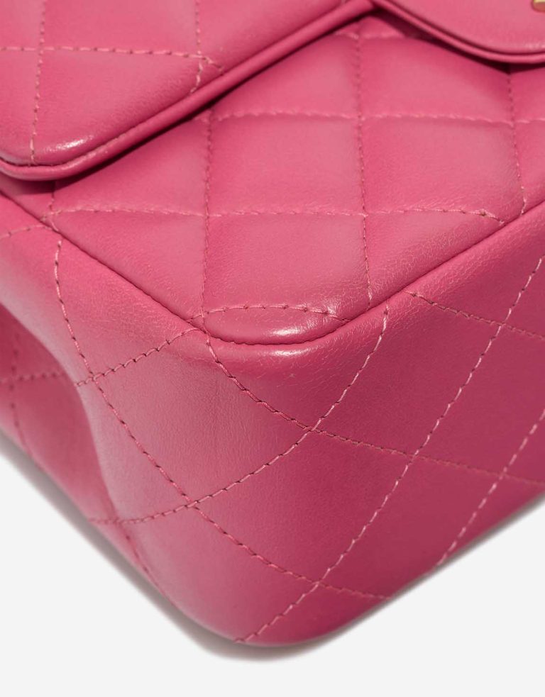 Chanel Timeless Mini Rectangular Lamb Pink Signs of wear | Sell your designer bag
