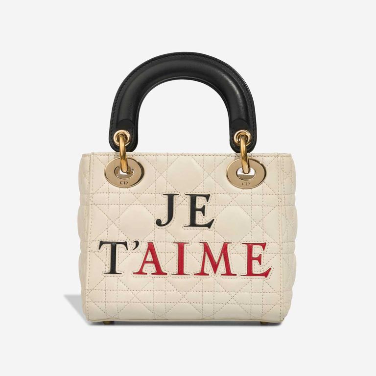 Dior Lady Mini Lamb White / Black / New White | Sell your designer bag