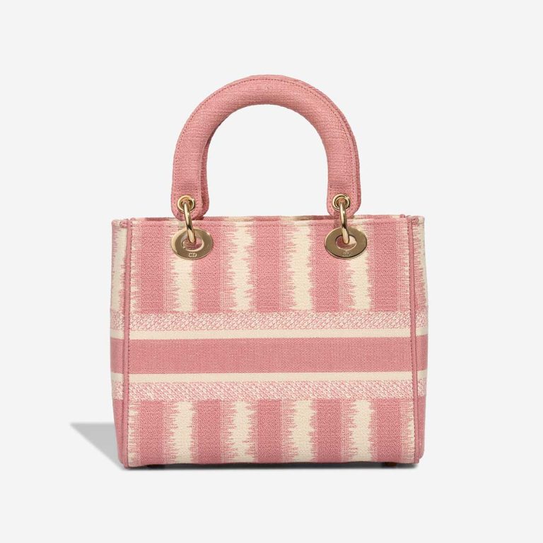 Dior Lady D-Lite Medium Canvas Pink | Sell your designer bag