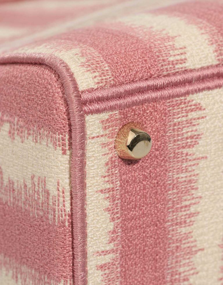 Dior Lady D-Lite Medium Canvas Pink Signs of wear | Sell your designer bag