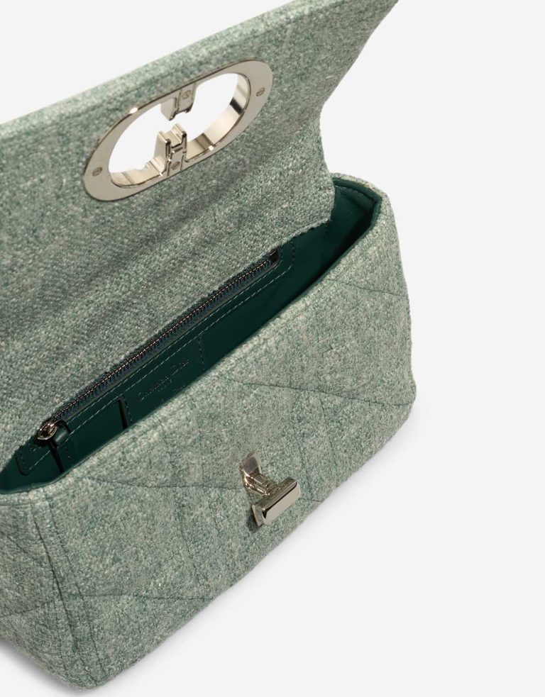 Dior Caro Small Tweed Light Grey Inside | Sell your designer bag