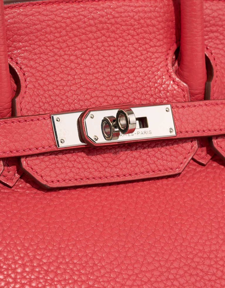 Hermès Birkin 30 Clémence Rouge Pivoine Closing System | Sell your designer bag