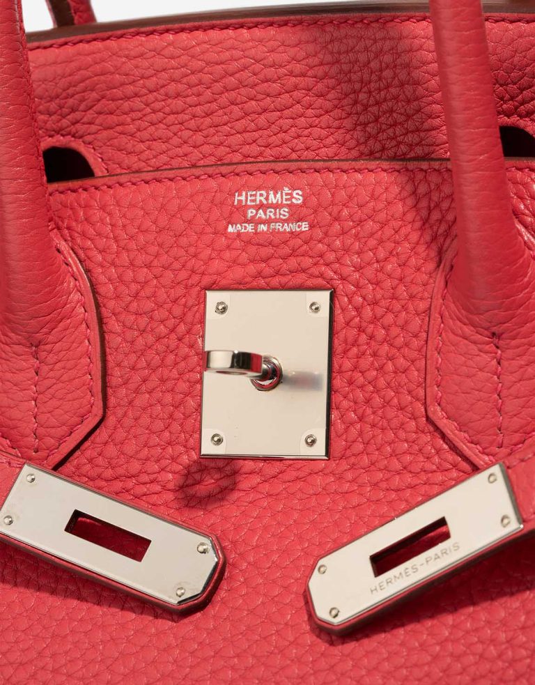 Hermès Birkin 30 Clémence Rouge Pivoine Logo | Sell your designer bag
