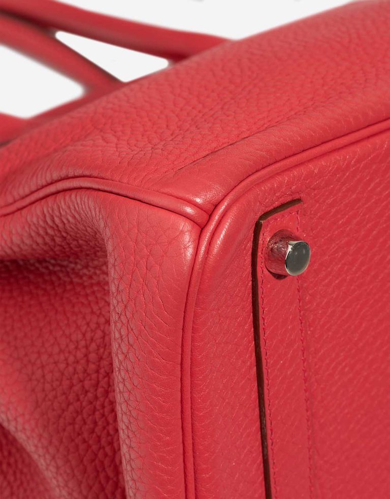 Hermès Birkin 30 Clémence Rouge Pivoine Signs of wear | Sell your designer bag