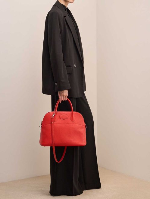 Hermès Bolide 35 Clémence Bougainvillier on Model | Sell your designer bag