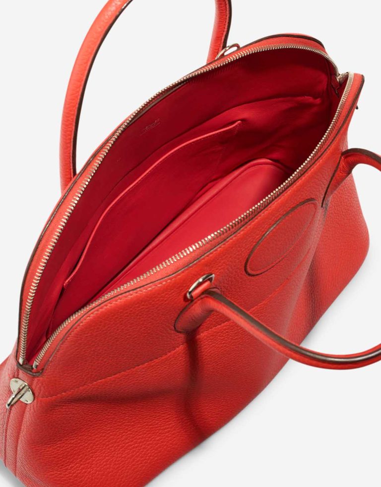 Hermès Bolide 35 Clémence Bougainvillier Inside | Sell your designer bag