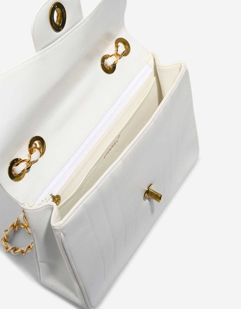 Chanel Timeless Jumbo Lamb White Inside | Sell your designer bag