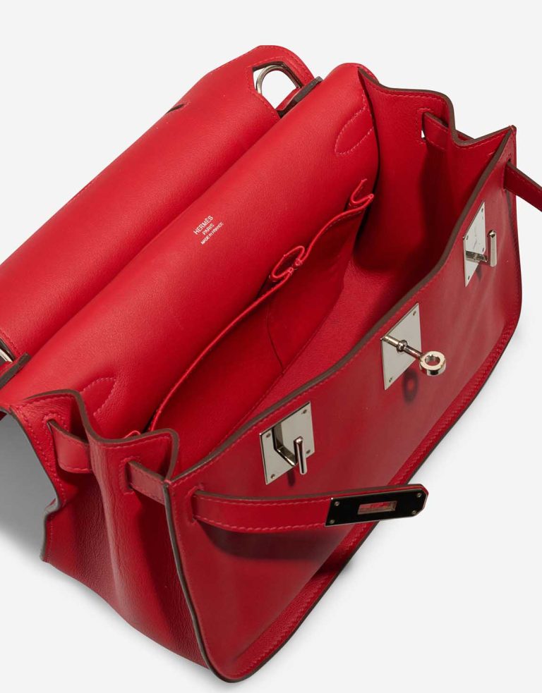 Hermès Jypsière 28 Swift Rouge Tomate Inside | Sell your designer bag