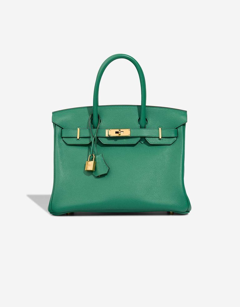 Hermès Birkin 30 Evercolor Vert Vertigo Front | Sell your designer bag