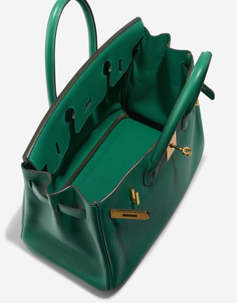 Hermès Birkin 30 Evercolor Vert Vertigo Inside | Sell your designer bag
