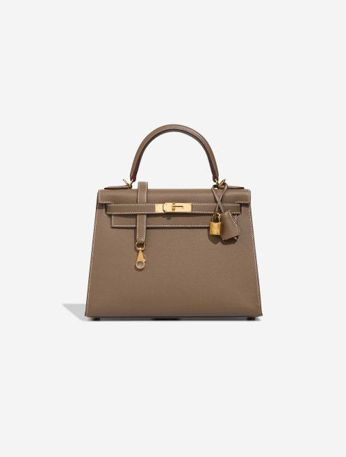Hermès Kelly 28 Epsom Étoupe Front | Sell your designer bag