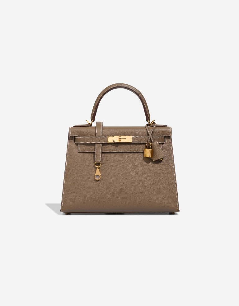 Hermès Kelly 28 Epsom Étoupe Front | Sell your designer bag