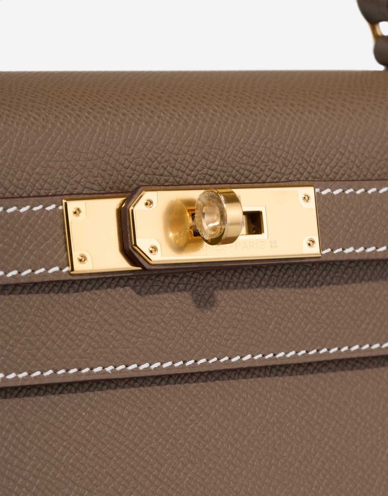 Hermès Kelly 28 Epsom Étoupe Closing System | Sell your designer bag