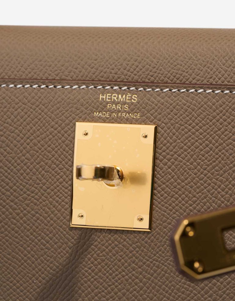 Hermès Kelly 28 Epsom Étoupe Logo | Sell your designer bag